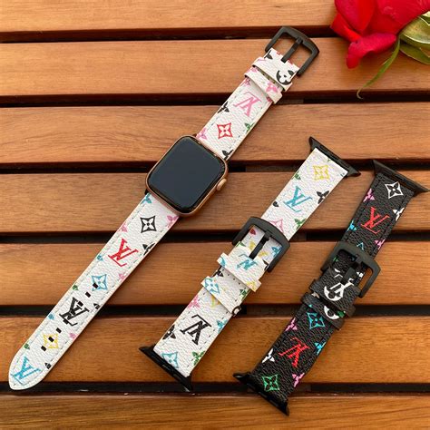 lv leather strap|lv strap for apple watch.